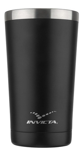 Vaso térmico Invicta para cerveza fría y caliente de acero inoxidable de 500 ml