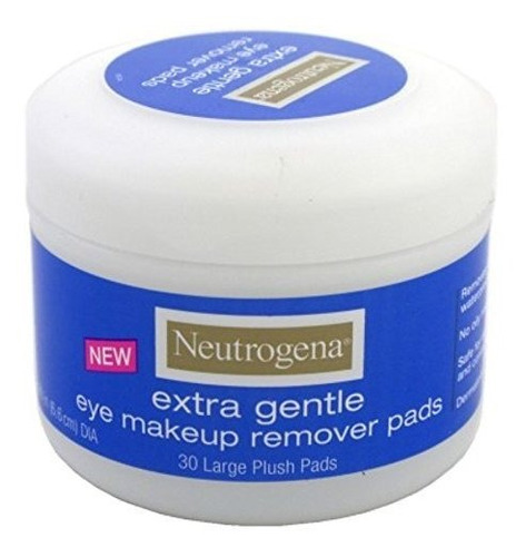 Neutrogena Eye Extra Suave Maquillaje Remover Pads 30 Jar (3