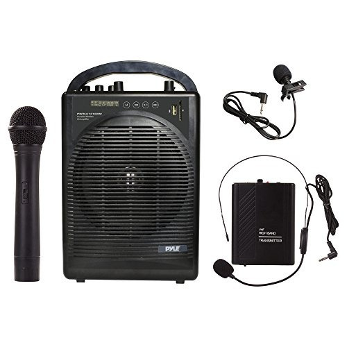 Pyle Portable Outdoor Pa Speaker Amplifier System   Mic