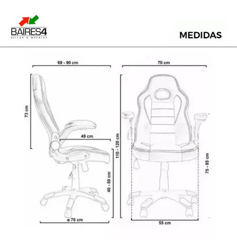 Imagen 9 de 9 de Sillón Gamer Ps4
