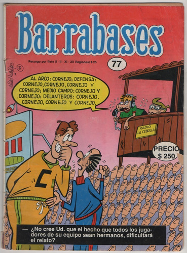 Comic Barrabases 77 El Señor Cornejo.