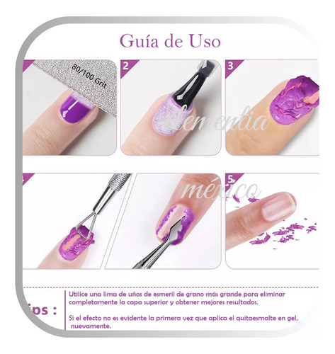 Remover De Gel Color Y Acrílico Para Uñas 15ml*12pcs
