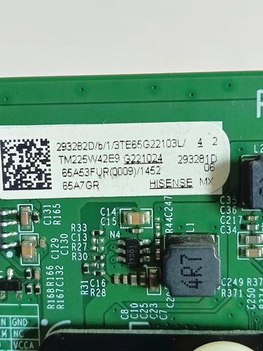 Tarjeta Main Hisense 65a7gr (Usado)