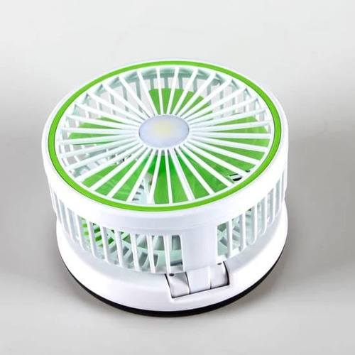 Ventilador Con Luz Inalambrico Portatil 5 Horas Rercargable
