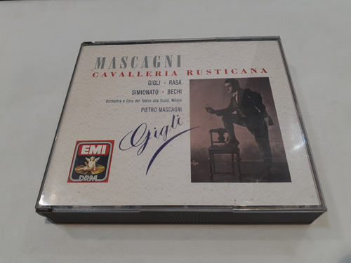 Cavalleria Rusticana, Mascagni, Gigli - 2cd 1989 Alemania 