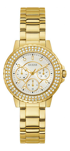 Relojes Dama Guess Original S Mujer Accesorios Color De La Correa Dorado Color Del Bisel Dorado Color Del Fondo Dorado