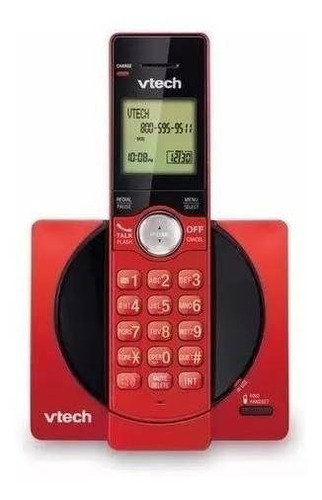 Teléfono Inalambrico Vtech 6919 Rojo C/id, Altavoz 