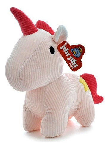 Peluche Unicornio Con Estrella 23cm - Orig Phi Phi Toys Color Rosa