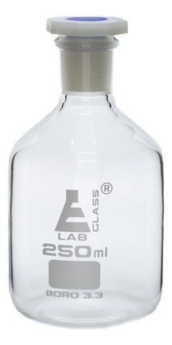 250ml (8.4oz) Glass Reagent Bottle With Acid Proof Poly...