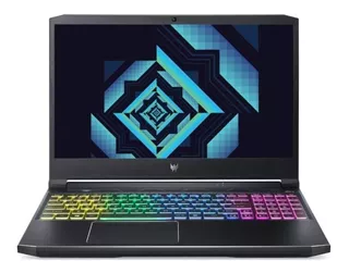 Notebook gamer Acer Predator Helios 300 PH315-54 negra y azul 15.6", Intel Core i7 11800H 16GB de RAM 512GB SSD, NVIDIA GeForce RTX 3060 144 Hz 1920x1080px Windows 11 Home