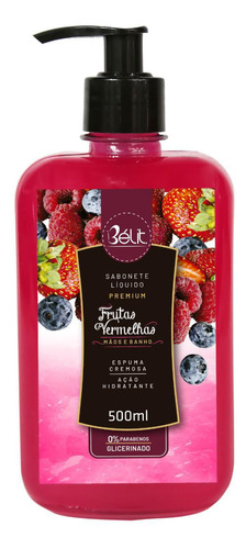 Sabonete Líquido Bélit Frutas Vermelhas Premium 500ml