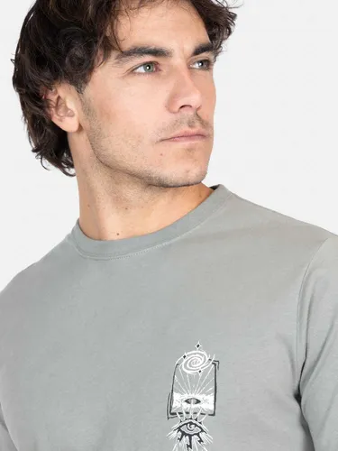 Polera Mc Sunset Rider Verde Hombre Maui And Sons