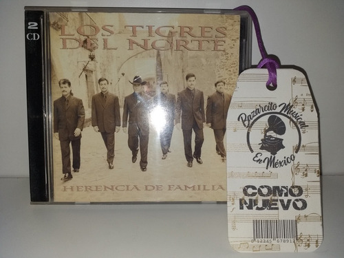 Tigres Del Norte Cd Doble Herencia De Familia Como Nuevo