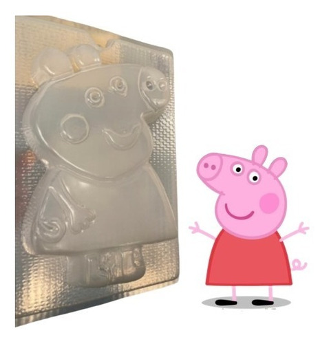 Molde Peppa Pig Grande Para Gelatina O Chocolate 40cm X 25cm