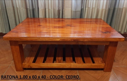 Mesa Ratona- 0.80 De Largo X 0.60 Ancho-pintada Y Barnizada.