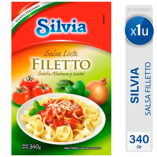 Salsa Lista Silvia Filetto - Mejor Precio