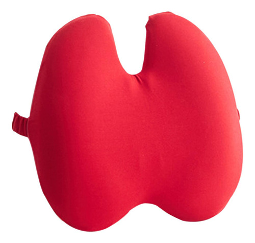 Cojín De Soporte Lumbar De Espuma Viscoelástica Rojo