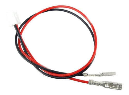 Cable Jst Generico 2pin R N Faston 3mm Terminal Hembra Pala 