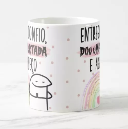 Caneca Meme Boneco Palito Frases Divertidas