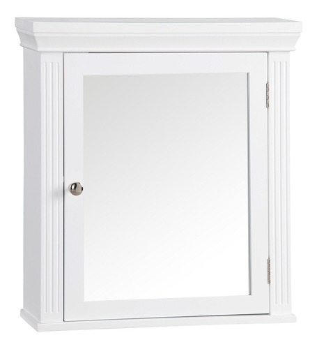 Elegant Home Fashions Rio De Pared Para Baño, Color Blanco