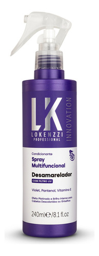 Spray Multifuncional Condicionante Desamarelador Lokenzzi