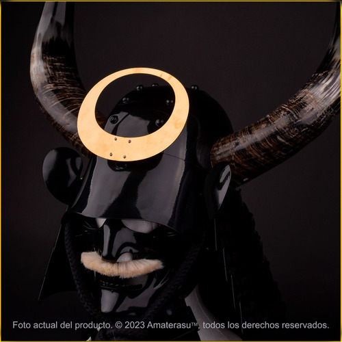 Imagen 2 de 10 de Casco Mascara Samurai Kabuto Yoroi Bogu Menpo Escala Real