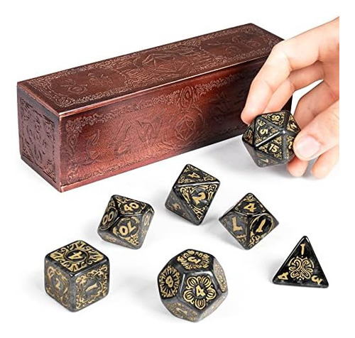 Wiz Dice Titan Dice - Juego De Dados Grandes Poliédricos Par