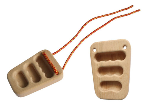 2 Pçs Escalada Hangboard Pull Up Board Fingerboard
