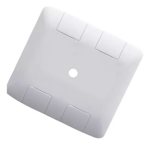 Placa 4x4 Com Furo 9,5mm Branca Tramontina Aria