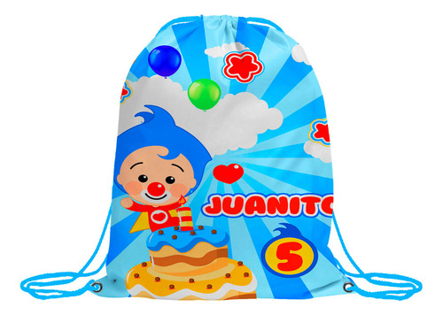60 Dulceros Morralitos Personalizados - Fiestas - Plim Plim