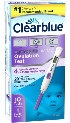 Clearblue Test De Ovulación Avanzado Test Kit 10