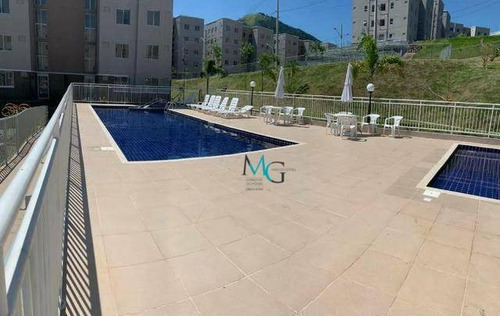 Imagem 1 de 9 de Apartamento Com 2 Dormitórios, 44 M² - Venda Por R$ 185.000,00 Ou Aluguel Por R$ 1.100,00/mês - Campo Grande - Rio De Janeiro/rj - Ap0350