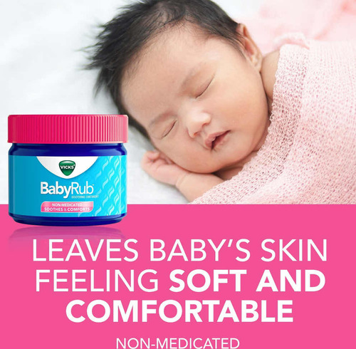 Vicks Babyrub Ungüento Calmante Relajante Para Bebés +3meses