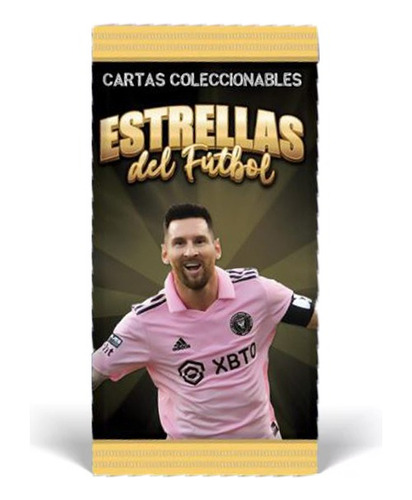 Cartões colecionáveis Football Stars - pacote com 40 envelopes