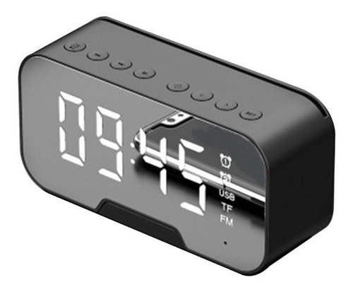 Reloj Radio Parlante Despertador Con Bluetooth Portatil Led