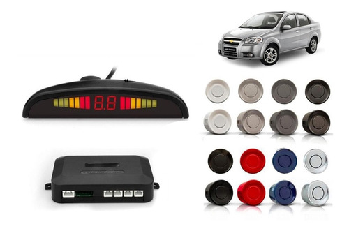 Sensor De Estacionamiento P/ Chevrolet Aveo Con Display 