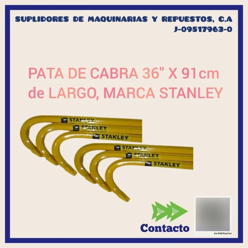 Pata De Cabra Stanley 36  X 91 Cm/ X 3/4  