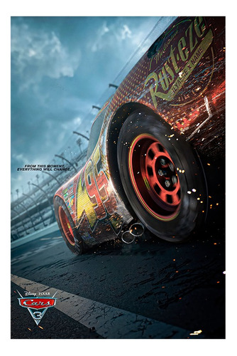 Poster De Cars La Película De Pixar Y Disney