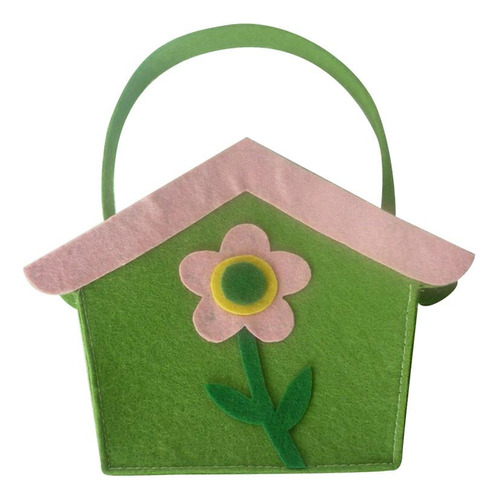 Casa De Pascua Flor Bolsa De Dulces Huevo Bolsas Bolsas De