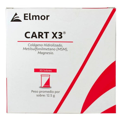 Suplemento Alimenticio Elmor Cart X3 30 Sobres