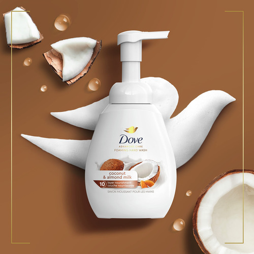 Sabonete Espumante Para Mãos Dove Com Leite De Coco E Amêndo