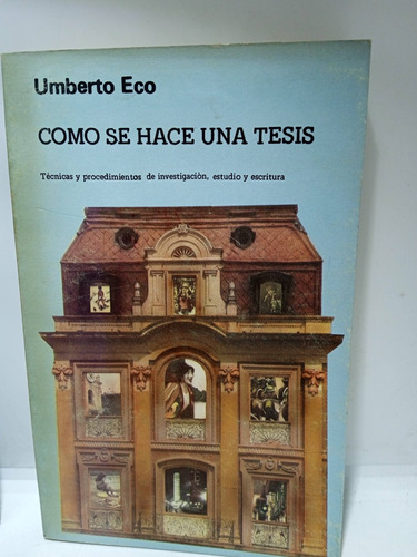 Como Se Hace Una Tesis - Umberto Eco - Investigación - 1988