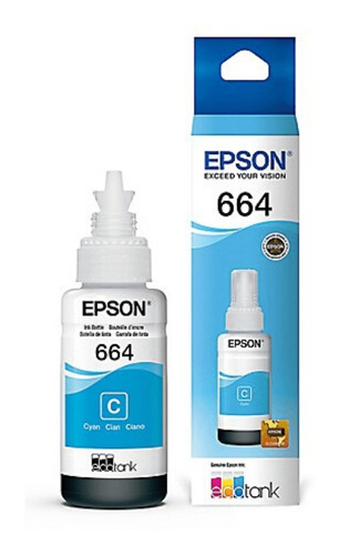 Epson Tinta Liquida T664220 Cian