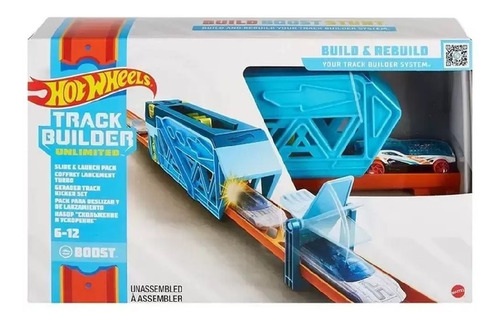 Hot Wheels Track Builder Slide E Launch Pack Da Mattel Glc87