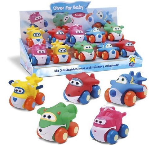 Bichinho De Vinil C/ Rodas Diver For Baby Diver Toys