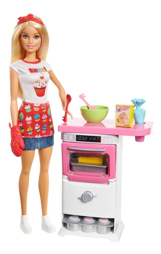 Barbie - Chef De Pastelitos Set De Juego - Fhp57