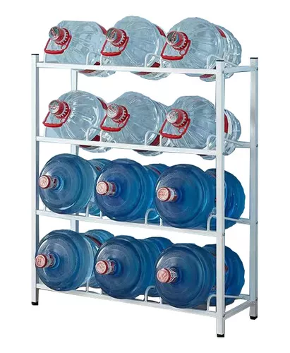 Rack Estante Organizador 10 Con Bidones Agua 20 Lts