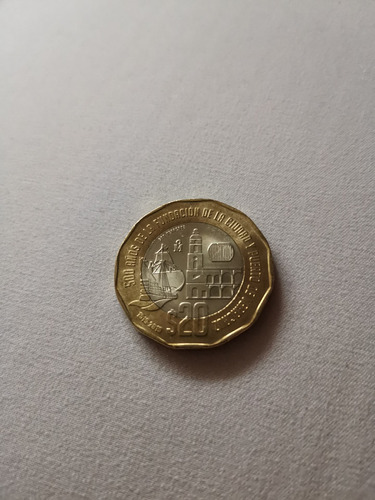 Moneda De 20 Pesos Conmemorativa De Veracruz 