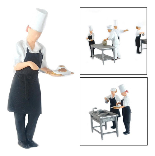 Figuras De Cocinero Chef Figuras De Chef De Chef Negro