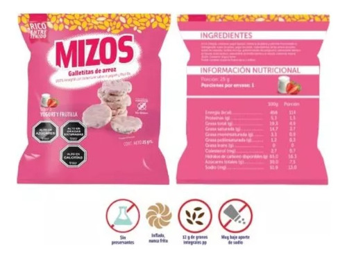 Mix Galletas 5 Paquetes Mizos Colación Vegan Gluten Free